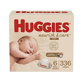 Huggies Nourish & Care for Baby Wipes