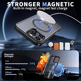 Magnetic Heat Dissipation Case for Apple iPhone 16e with Foldable Kickstand – Mesh Ultra-Breathable Hollow Double Honeycomb Design Shockproof Cover for iPhone 16