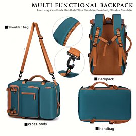 [Travel Backpack for Men] Lightweight Multifunctional Travel Backpack for Men | Large Capacity Laptop Bag with Shoe Compartment, Adjustable Straps & Multiple Pockets for Commuting, School, Day Trips