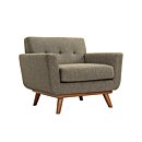 Korea Fabric Chair In Brown Color