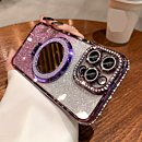 The Sparkling Butterfly Flower Phone Case Is Suitable for Samsung S25 Ultra, S24, S23, And S22 Ultra, Featuring a Luxurious Artificial Pearl Design for Camera Protection And Anti-Slip, Shockproof Phone