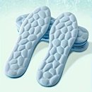 Set of !2 Pcs-Arch Support Insole Inserts Super Soft, Breathable & Shock-Absorbing for Running & Sports Shoes, Arch Support Inserts, Light Blue & Gray, Arch Support Insoles | Textured Surface Insoles | Durable Insoles, Insoles for Sports